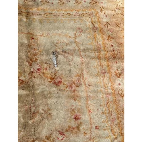 Textile French Distressed Savonnerie Carpet, 1890s-1910s For Sale - Image 7 of 18