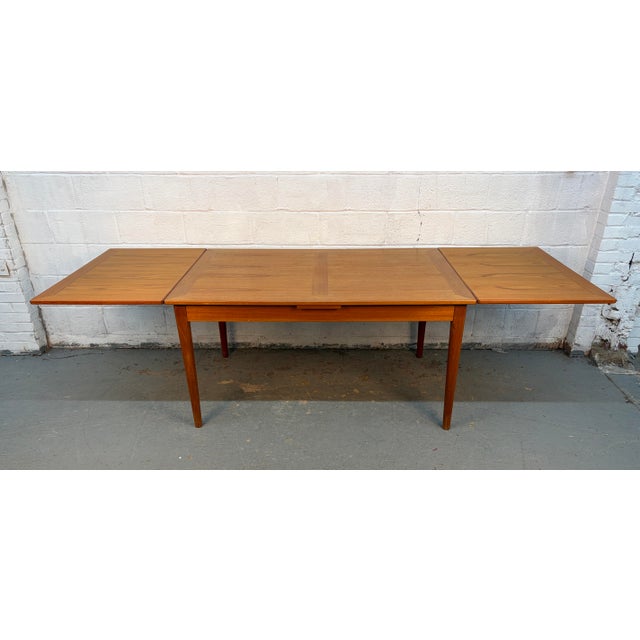 Mid-Century Danish Draw-Leaf Teak Dining Table by Skovby Mobelfabrik For Sale - Image 12 of 18