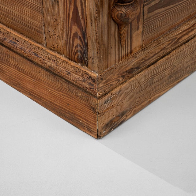 Brown 1900s French Belgian Provincial Wooden Shop Counter by Emile Lambot, Châtelet For Sale - Image 8 of 18