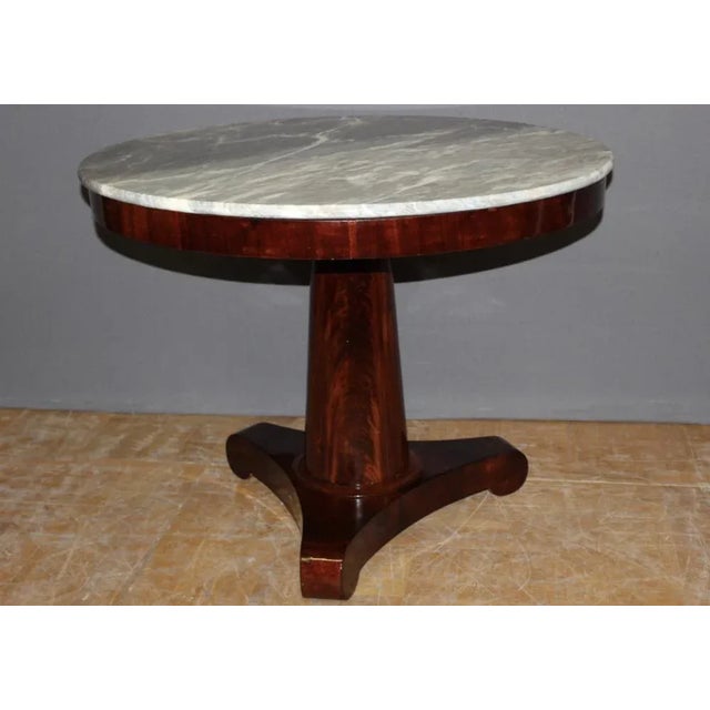 Empire Style Mahogany Side Table For Sale - Image 14 of 15