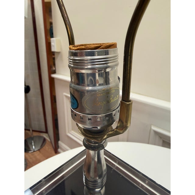 Mid-Century Modern Vintage 1970s George Bullio Smoked Acrylic and Lucite Block Table Lamps - A Pair For Sale - Image 3 of 8