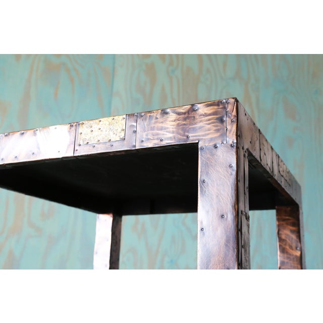 1960s Paul Evans for Directional Slate and Patchwork Game Center or Dining Table For Sale - Image 15 of 16