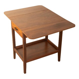 Art Nouveau German Sewing Table in Wood For Sale