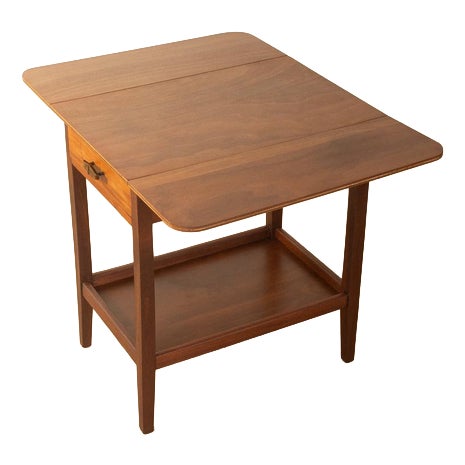 Art Nouveau German Sewing Table in Wood For Sale