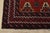 Baloch Rug 3’5” X 6’1” Red Wool Vintage Tribal Hand-Knotted Oriental Carpet For Sale - Image 9 of 12