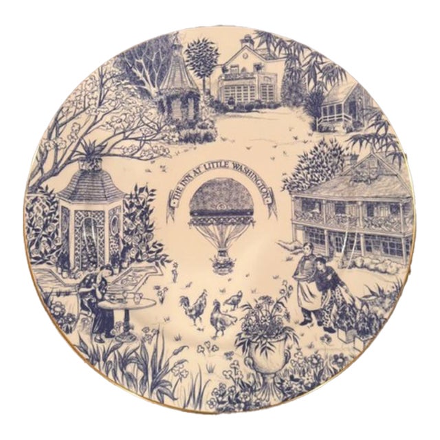 1990s The Inn at Little Washington Custom Charger Plate For Sale