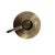 2020s Italo Tall Antique Brass Candle Holder with Handle For Sale - Image 5 of 11