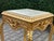 1970 French Louis XVI Gold Beech Marble Side Tables - Pair of 2 PCS For Sale - Image 6 of 11