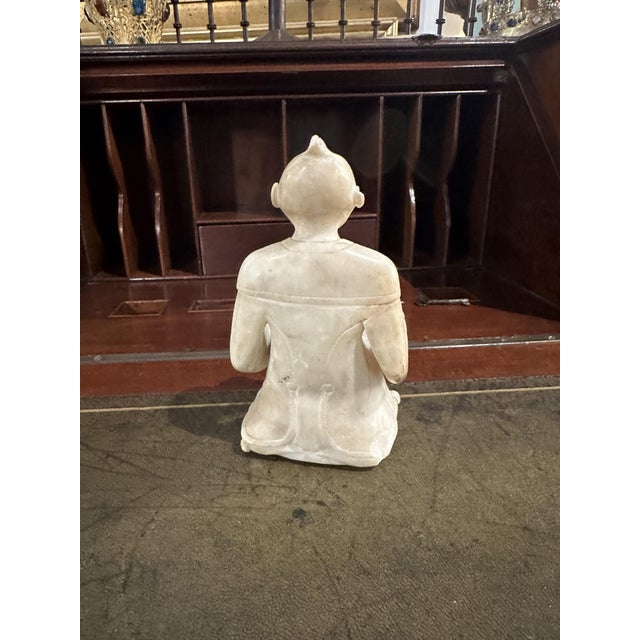 Figurative Alabaster Sculpture, 1800s For Sale - Image 6 of 7