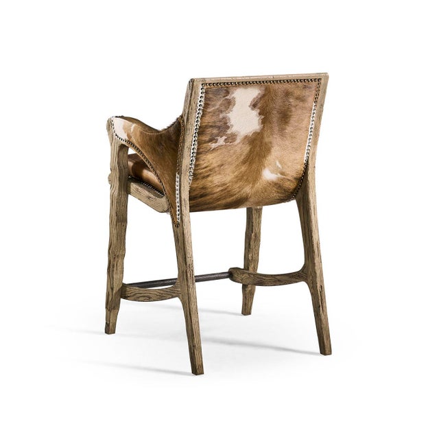Counter Stool offers a fresh take on Western Ranch Revival style by combining rugged charm with skilled craftsmanship. Its...
