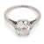 Art Deco 1930s French Art Deco Gia 2.34 Carat Old Mine Cut Diamond Platinum Engagement Ring, Size 6.25 For Sale - Image 3 of 8