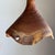 Small Organic Teak Pendant Light with Hat, 1980s For Sale - Image 10 of 18