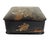 Antique Japanese Black Lacquered Chinoiserie Gilt Painted Jewelry Box For Sale - Image 10 of 16