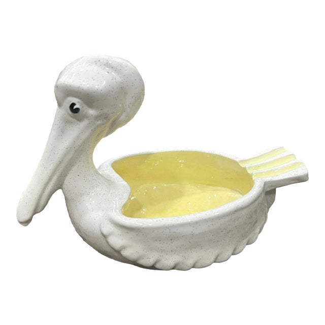 Dodie Thayer Signed Pelican Cachepot/Bowl For Sale