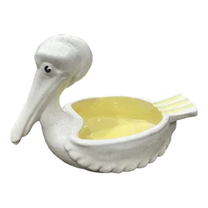 Dodie Thayer Signed Pelican Cachepot/Bowl