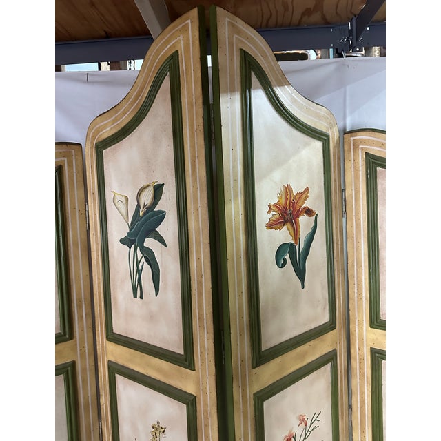 Four Panel French Provincial Room Divider For Sale - Image 11 of 11