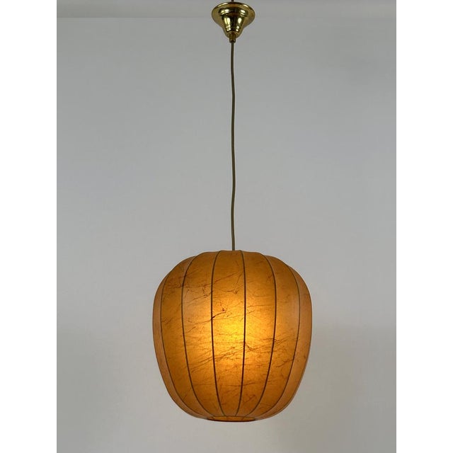 Mid-Century Modern Cocoon Pendant Lamp, Sweden, 1960s For Sale - Image 6 of 18