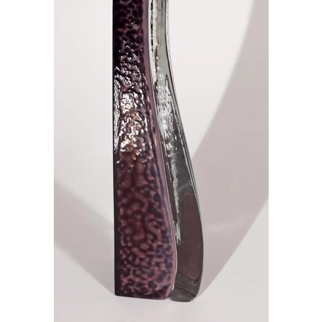 Mid-Century Modern Vintage Czech Soliflore Glass Vase, Jizerske for Sklo Union For Sale - Image 3 of 10