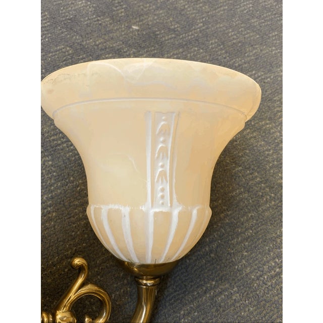 Victorian Vintage Victorian Style Quoisel Wall Sconce Solid Brass For Sale - Image 3 of 11
