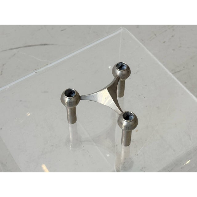 Nail Candleholders by Stoff for BMF, 1960s, Set of 12 For Sale - Image 13 of 16