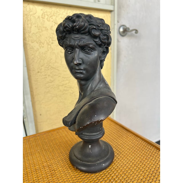 Vintage Austin Productions 1966 reproduction of Michelangelo's "David".It is made of painted plaster or composite...