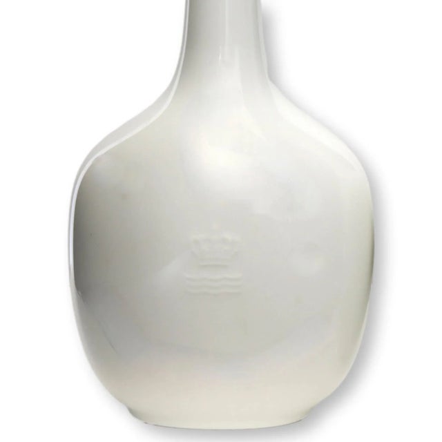 Mid-Century Modern Royal Copenhagen Porcelain Decanters W/Crowns, a Pair For Sale - Image 3 of 5