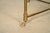 LaBarge Hollywood Regency Brass and Glass Hooved Feet Cocktail Table | Circa 1960s For Sale - Image 11 of 12