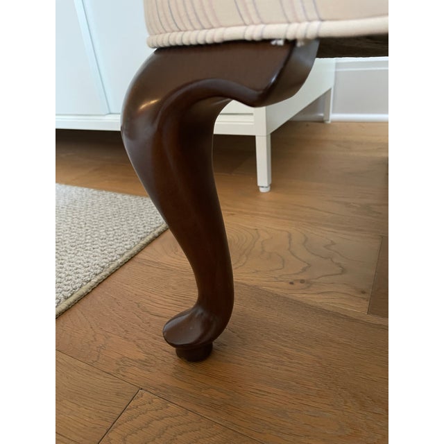 1980s Drexel Heritage Wingback Chair For Sale In Detroit - Image 6 of 16