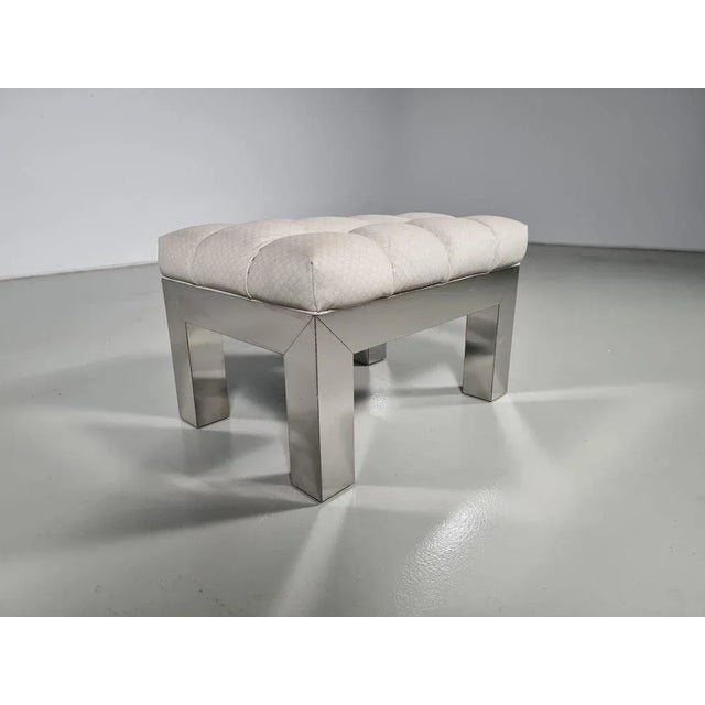 Cityscape Ottoman Stool by Paul Evans, 1970s For Sale - Image 3 of 8