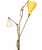 Yellow Vintage Triennale Floor Lamp by Angelo Lelii for Arredoluce, 1949 For Sale - Image 8 of 11