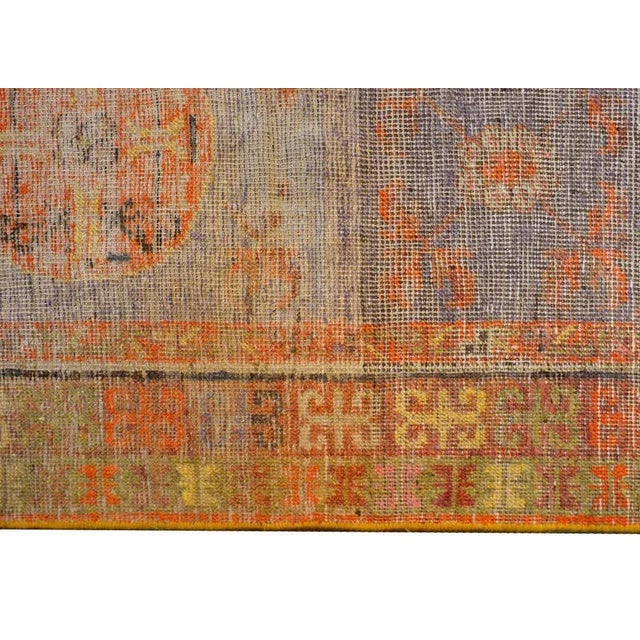 Textile Early 20th Century Khotan Rug For Sale - Image 7 of 10