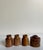 The Victorian School Room Set of 4 Salt-Glazed Stoneware Ink Pots, C 1880 Pair of Antique Victorian Stoneware Master Jars (Coordinates With Set of 4 For Sale - Image 9 of 14