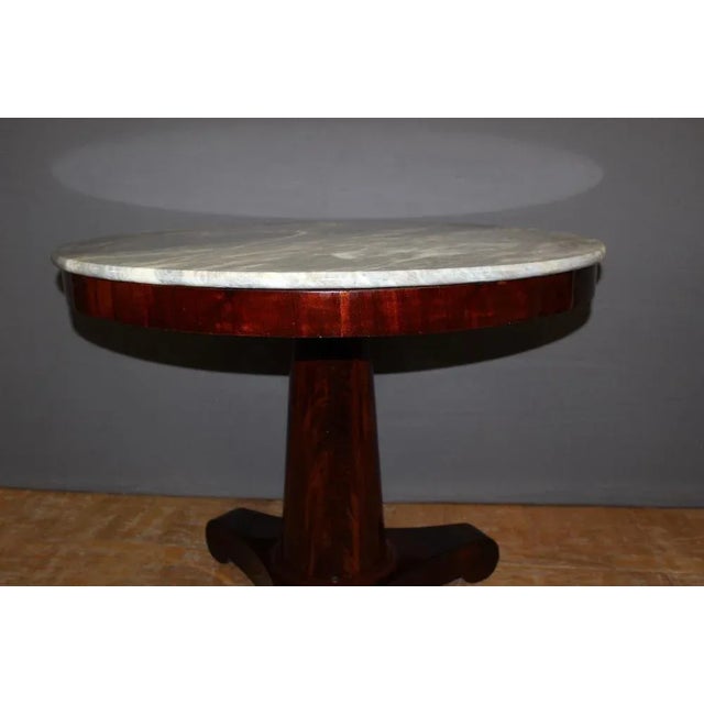 Empire Style Mahogany Side Table For Sale - Image 5 of 15