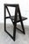 Black Folding Chair by Aldo Jacober for Alberto Bazzani, 1960s For Sale - Image 6 of 12