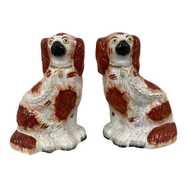Pair of Staffordshire Terrers For Sale