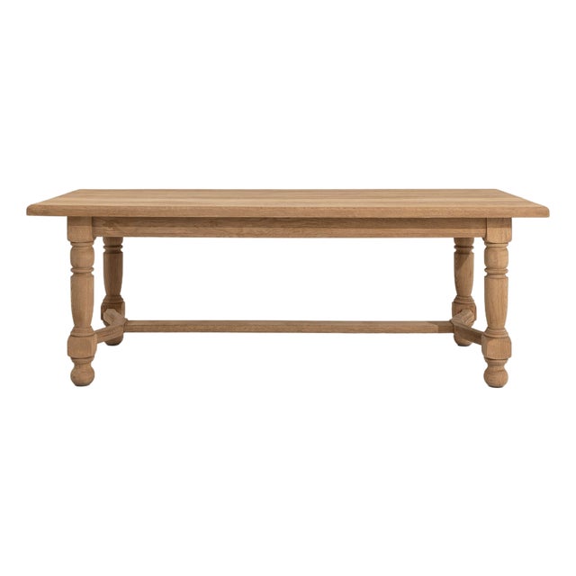 Provençal-Style Oak Dining Table, French Rustic Design, France, Circa 1970 For Sale