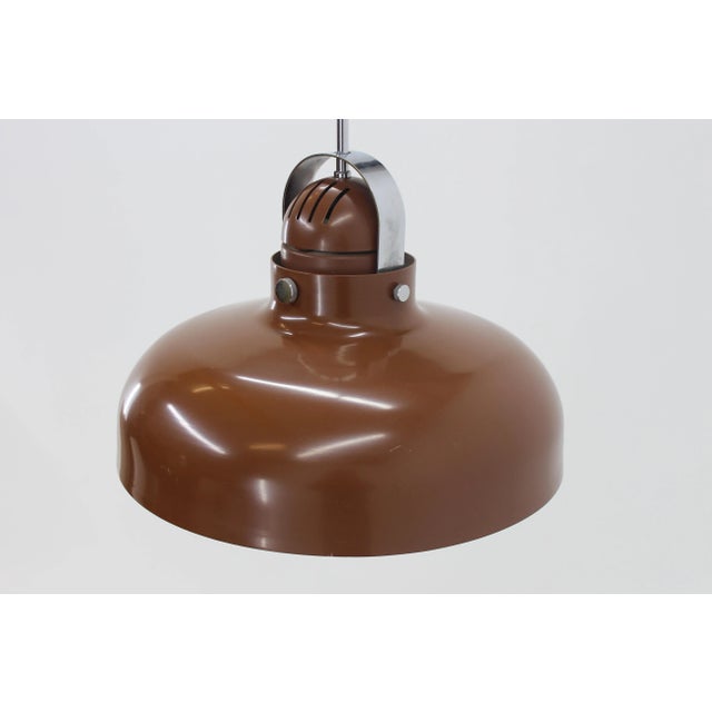 Metal Mid-Century Pendant by Stanislav Indra, 1970s For Sale - Image 7 of 9