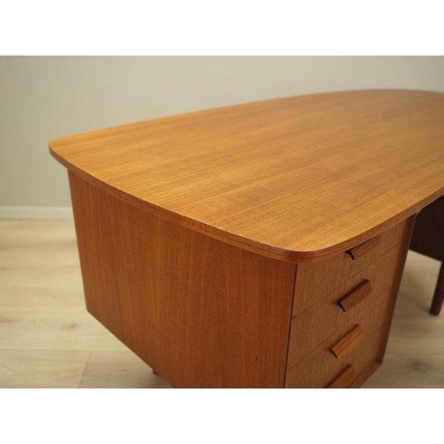 Vintage Danish Teak Desk, 1970s For Sale - Image 9 of 18