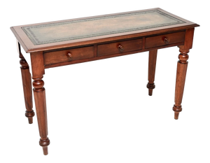 Antique William IV Writing Table with Leather Top, 1840
