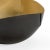 Unique And Innovative Double Edge Design On Metal Bowl With A Mix Of Matte And Polished Finishes. For Decorative Use Only....