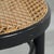 Black Vintage Stools in Lacquered Wood and Webbing, 1970s, Set of 4 For Sale - Image 8 of 11