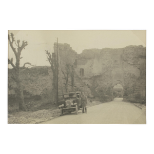 French Soldier near Paris, Silver Gelatin Black and White Photography, 1926