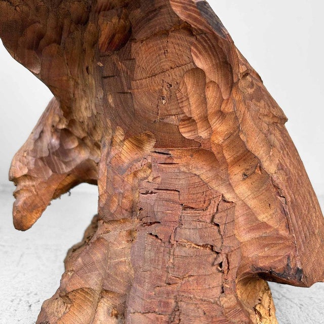 Decorative Eagle Wood Carving, Japan, 1970s For Sale - Image 4 of 14