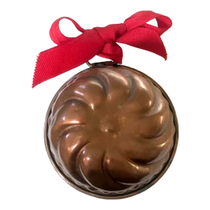 French Copper Canele Mold Ornament