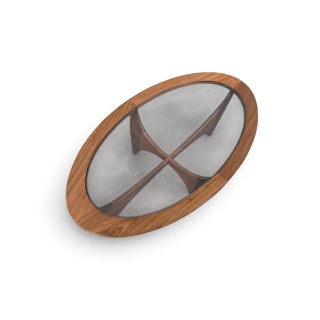 Mid 20th Century Oval G Plan Astro Coffee Table in Afromosia For Sale - Image 5 of 6
