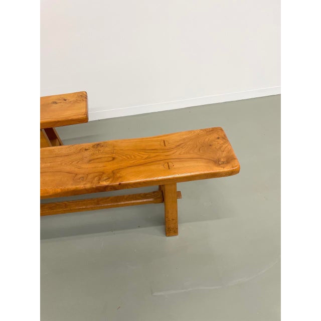 Set of Elm Benches, 1950s For Sale - Image 8 of 18