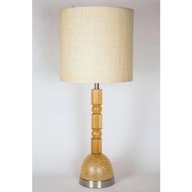 This pair of resin table lamps was designed in the style of Marie-Claude de Fouquieres. Up to 250V (Europe/UK...