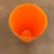 1970s Vintage Orange Cased Glass Cylinder Vase, Mid-Century For Sale - Image 5 of 6