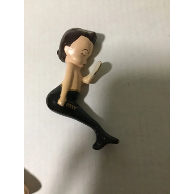 1960s Palm Beach Coastal Mermaid Wall Hanging- Set of 4 For Sale In Cleveland - Image 6 of 9