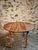 Antique French Round Walnut Drop-Leaf Dining Table, 1890s For Sale - Image 3 of 16
